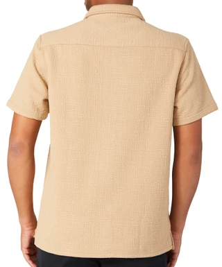 Thumbnail 2: Distortion Distortion Men's Short Sleeve Jacquard Knit Buttoned Polo 