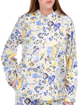Thumbnail 2: Blue Sol Blue Sol Womens Button Down Printed Top 
