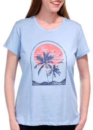 Thumbnail 1: Mountain And Isles Mountain and Isles Womens Short Sleeve Graphic Tee 