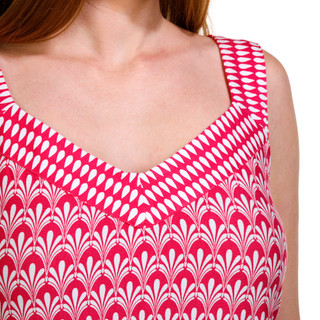 Thumbnail 6: Juniper + Lime Juniper + Lime Petite Sleeveless V-Neck Floral Print Top 