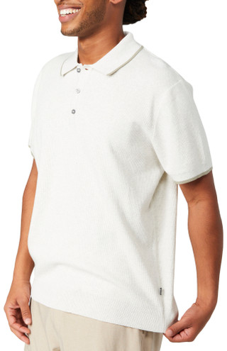 Thumbnail 6: DKNY DKNY Mens Wave Sweater Solid Knit Polo Shirt 