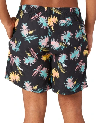 Thumbnail 2: Burnside Burnside Mens Print Volley Shorts 