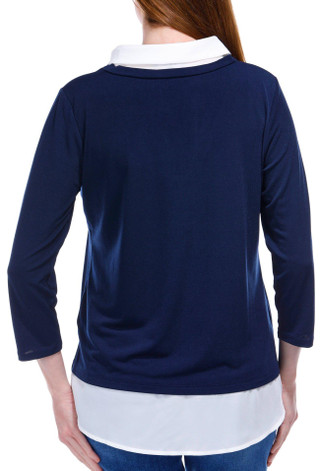 Thumbnail 3: NAVY/IVORY
