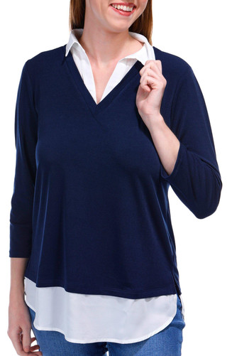Thumbnail 4: NAVY/IVORY