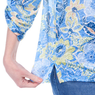 Thumbnail 10: Ruby Road Ruby Road Womens 3/4 Sleeve Printed Top 