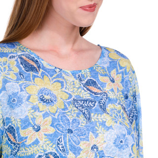 Thumbnail 8: Ruby Road Ruby Road Womens 3/4 Sleeve Printed Top 