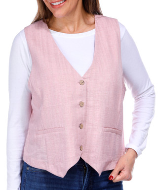 Thumbnail 4: Soho Soho Womens Sleeveless Buttoned Vest 