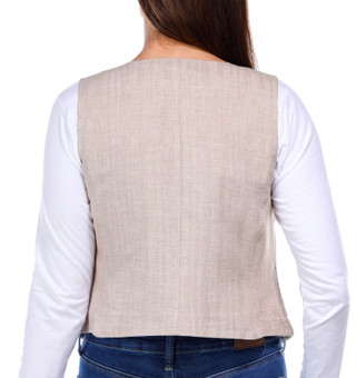 Thumbnail 3: Soho Soho Womens Sleeveless Buttoned Vest 