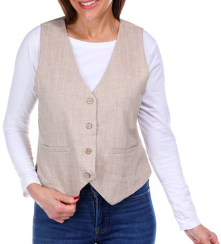 Thumbnail 1: Soho Soho Womens Sleeveless Buttoned Vest 