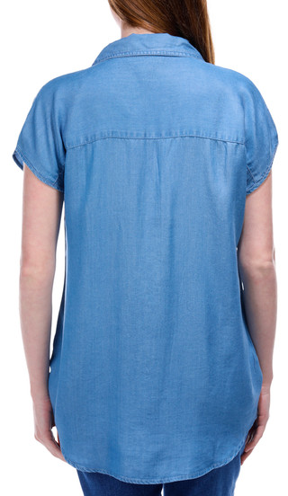 Thumbnail 3: BUNULU Bunulu Womens Short Sleeve Buttoned Top 