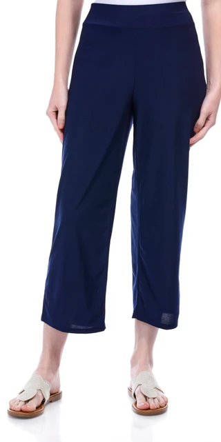 Thumbnail 1: Emily Daniels Emily Daniels Womens Solid Pull On Capris 