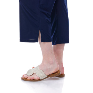 Thumbnail 2: Emily Daniels Emily Daniels Womens Solid Pull On Capris 