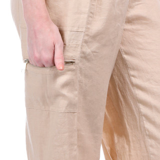 Thumbnail 4: DKNY DKNY Womens Pull On Linen Cargo Pants 