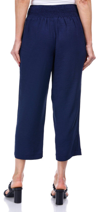 Thumbnail 3: Soho Soho Womens Pull On Smocked Waist Capris 