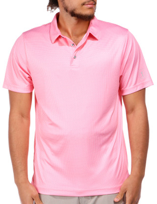 Thumbnail 2: PGA TOUR PGA TOUR Mens Micro Geo Print Golf Polo 