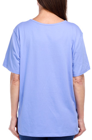 Thumbnail 6: Coral Bay Coral Bay Womens Embellished Songbird V-Neck Top 