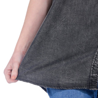 Thumbnail 4: BUNULU Bunulu Womens Buttoned Cap Sleeve Top 