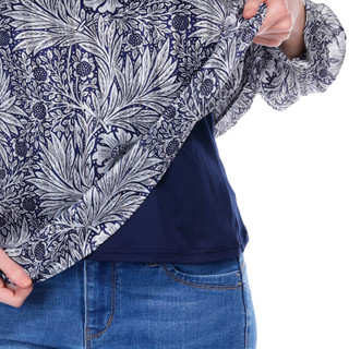 Thumbnail 8: ELIE TAHARI Elie Tahari Womens Long Sleeve Floral Chiffon Top 