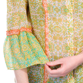 Thumbnail 2: ALEX + LILI Alex + Lili Womens 3/4 Sleeve Mixed Media Paisley Top 