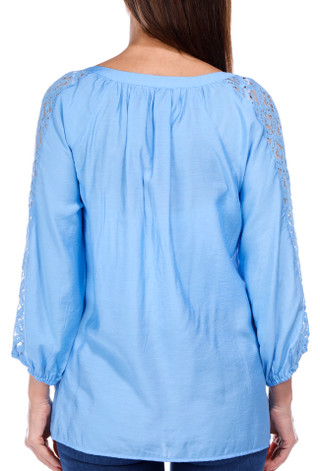 Thumbnail 3: Erin London Erin London Womens 3/4 Sleeve Raglan Top 