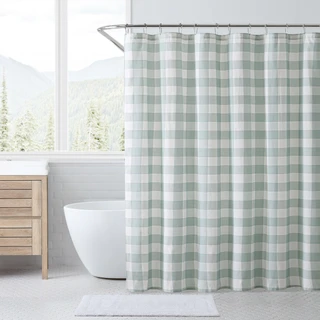 Thumbnail 1: Eddie Bauer Eddie Bauer Cabin Plaid Shower Curtain 