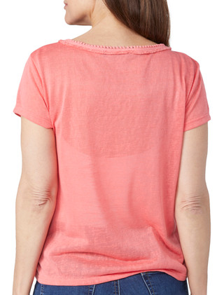 Thumbnail 2: Rafaella Rafaella Petite Short Sleeve Drape Tee 