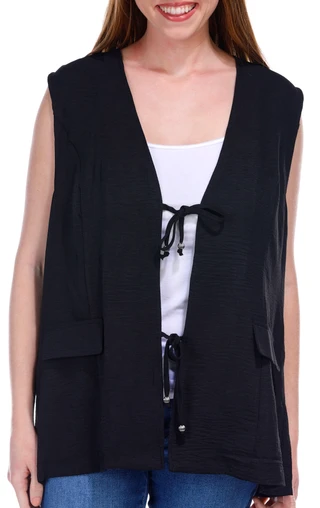 Thumbnail 1: CHLOE + JASMINE Chloe + Jasmine Womens Sleeveless Double Tie Front Top 