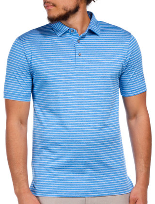 Thumbnail 1: PGA TOUR PGA TOUR Men's Stripe Short Sleeve Polo 