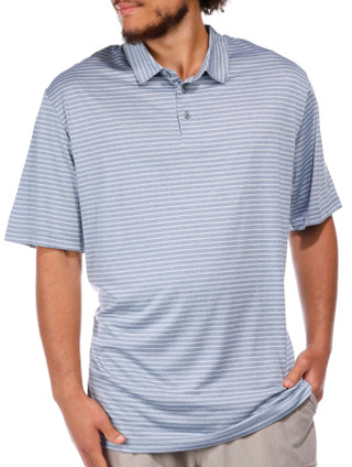 Thumbnail 4: PGA TOUR PGA TOUR Men's Stripe Short Sleeve Polo 