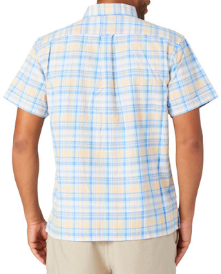 Thumbnail 4: IZOD Izod Mens Plaid Woven Short Sleeve Shirt 