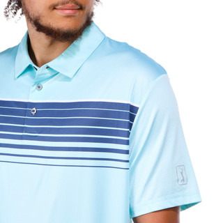 Thumbnail 2: PGA TOUR PGA TOUR Men's Stripe Short Sleeve Polo 