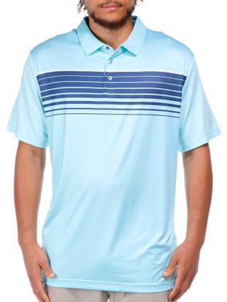 Thumbnail 1: PGA TOUR PGA TOUR Men's Stripe Short Sleeve Polo 