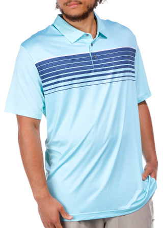 Thumbnail 4: PGA TOUR PGA TOUR Men's Stripe Short Sleeve Polo 