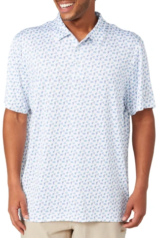 Thumbnail 1: PGA TOUR PGA TOUR Mens Refreshments Printed Golf Polo 
