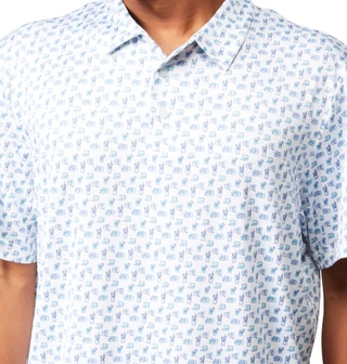 Thumbnail 3: PGA TOUR PGA TOUR Mens Refreshments Printed Golf Polo 