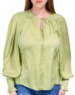 Thumbnail 1: ELIE TAHARI Elie Tahari Womens Solid Long Sleeve Top 