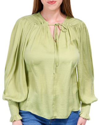 Thumbnail 1: ELIE TAHARI Elie Tahari Womens Solid Long Sleeve Top 