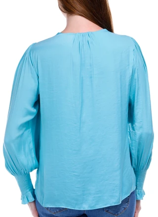 Thumbnail 3: ELIE TAHARI Elie Tahari Womens Solid Long Sleeve Top 