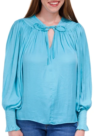 Thumbnail 1: ELIE TAHARI Elie Tahari Womens Solid Long Sleeve Top 