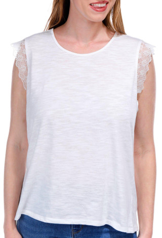 Thumbnail 4: CHLOE + JASMINE Chloe + Jasmine Womens Lace Cap Sleeve Top 