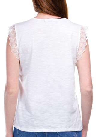 Thumbnail 3: CHLOE + JASMINE Chloe + Jasmine Womens Lace Cap Sleeve Top 