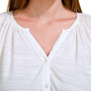 Thumbnail 3: Coral Bay Coral Bay Petite Short Puff Sleeve Textured Fabric Top 