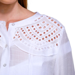 Thumbnail 3: Zac & Rachel Zac and Rachel Womens Long Sleeve Semi Sheer Top 
