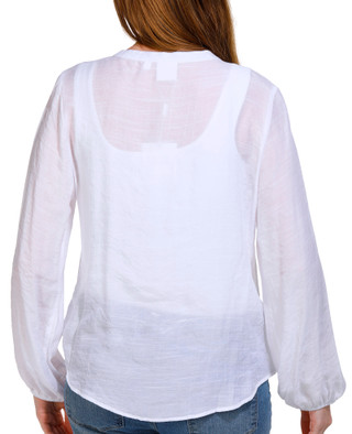 Thumbnail 2: Zac & Rachel Zac and Rachel Womens Long Sleeve Semi Sheer Top 