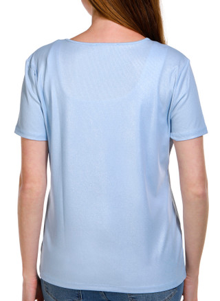 Thumbnail 2: NINE WEST Nine West Womens Short Sleeve Rib Tee 