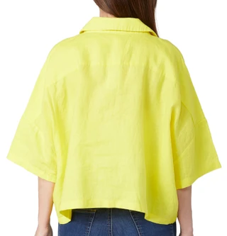 Thumbnail 4: NINETY CLOTHING CO DKNY Womens 3/4 Sleeve Button Down Top 