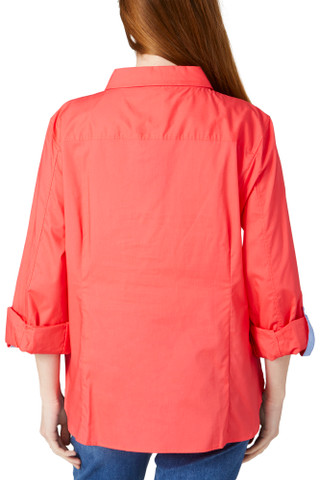Thumbnail 4: Nautica Nautica Womens 3/4 Sleeve Solid Button Down Top 