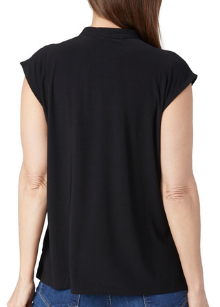 Thumbnail 4: Kasper Kasper Womens Cap Sleeve Keyhole Neck Top 