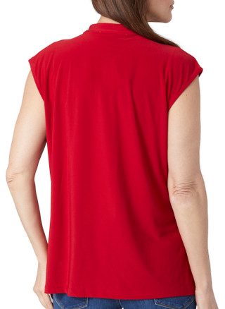 Thumbnail 4: Kasper Kasper Womens Cap Sleeve Keyhole Neck Top 