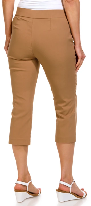 Thumbnail 4: Counterparts Counterparts Petite Solid Straight Leg Capris 